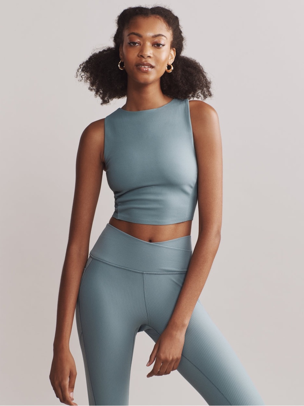 RHONE- Ripple Longline Women's Bra - RippleKnit Fabric, Wirefree